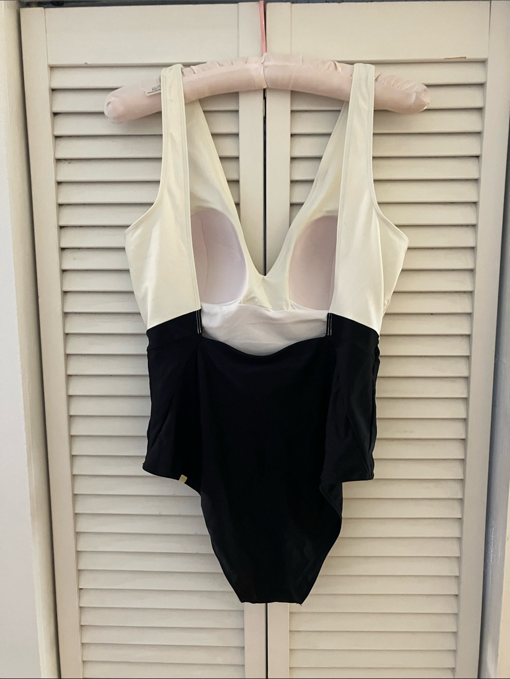 Summersalt Backflip Two Tone Black and White One Piece Tie Waist Swimsuit Size 8 - Picture 7 of 11